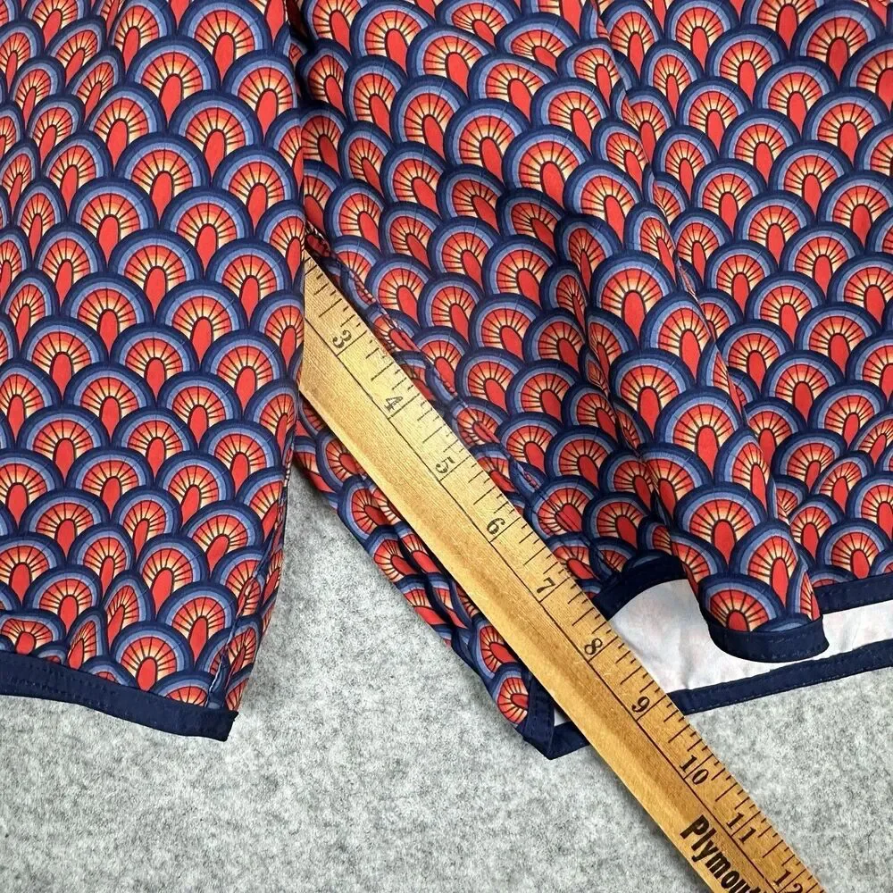 Fair Harbor Anchor Swim Trunks Shorts Mens XL Geometric Brief Lined Pockets*